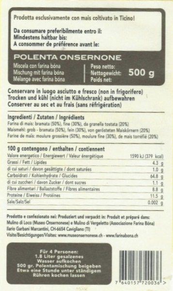 Polenta Onsernone - immagine 2