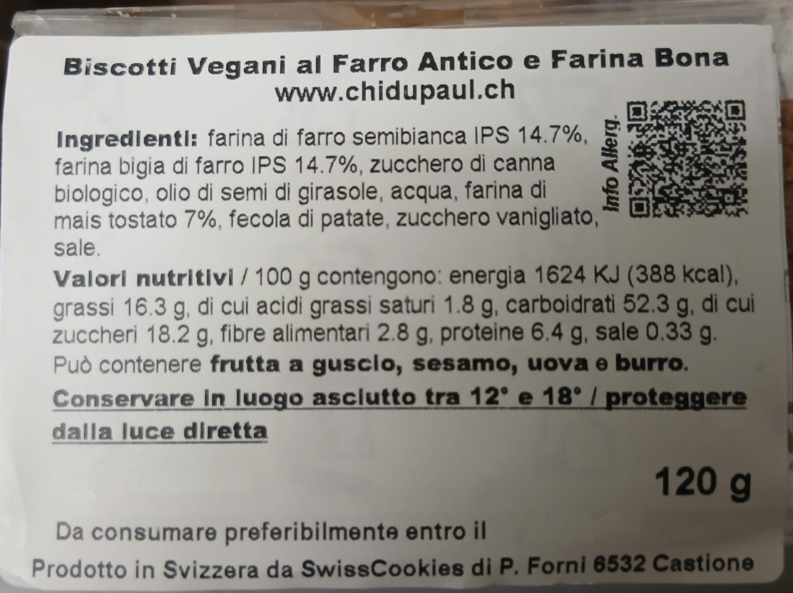 Vegan Cookies with Ancient Spelt and Farina bóna - immagine 2
