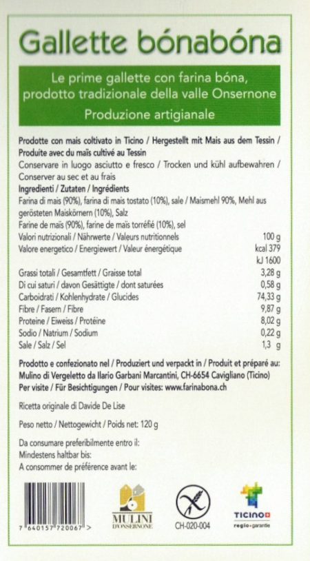 Farina bóna corn cakes - immagine 2